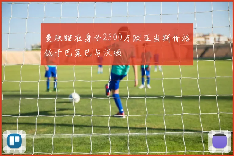 曼联瞄准身价2500万欧亚当斯价格低于巴莱巴与沃顿